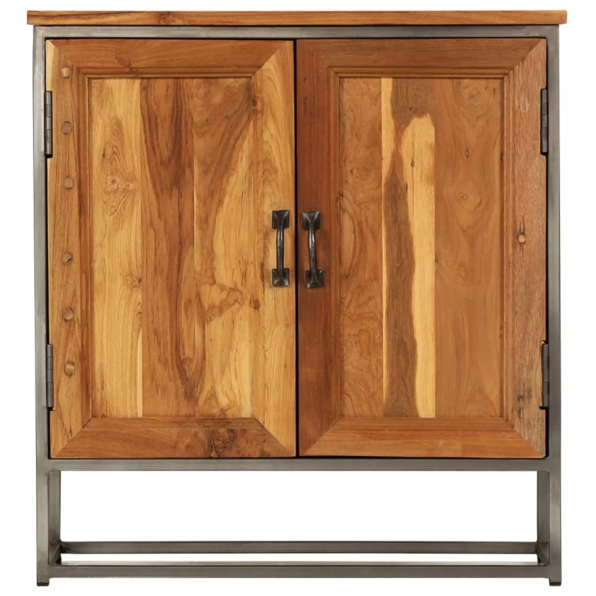 Recycled Teak and Steel Sideboard H940741
