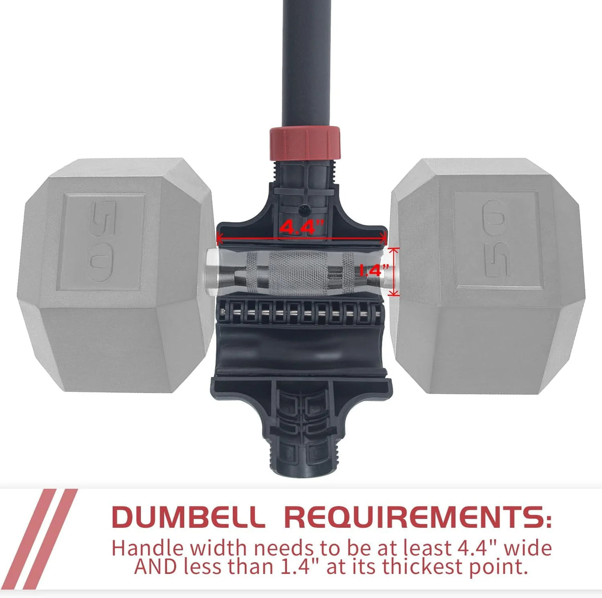 Adjustable Dumbbell Barbell Converter A6611