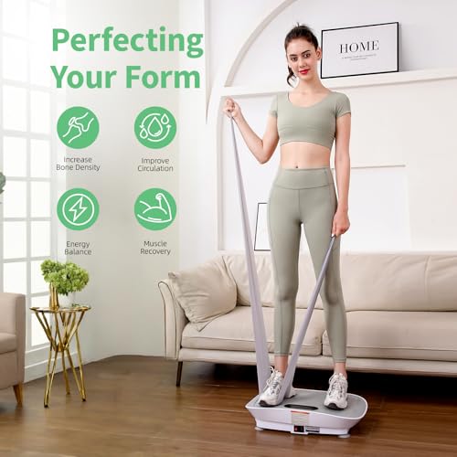 Vibration Plate Exercise Machine with Bluetooth Remote V336193