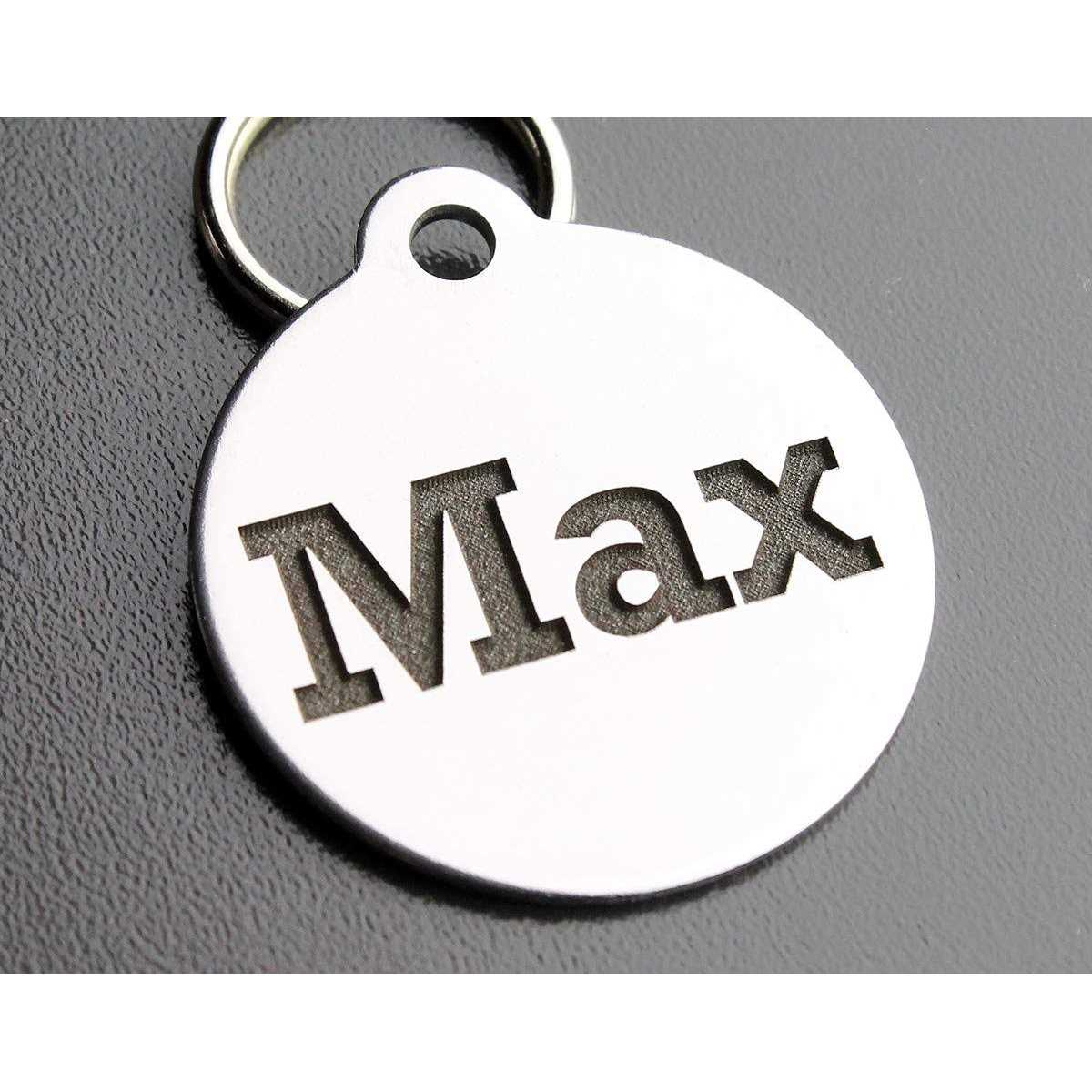 Stainless Steel Custom Deep Engraved Pet ID Tags V317164
