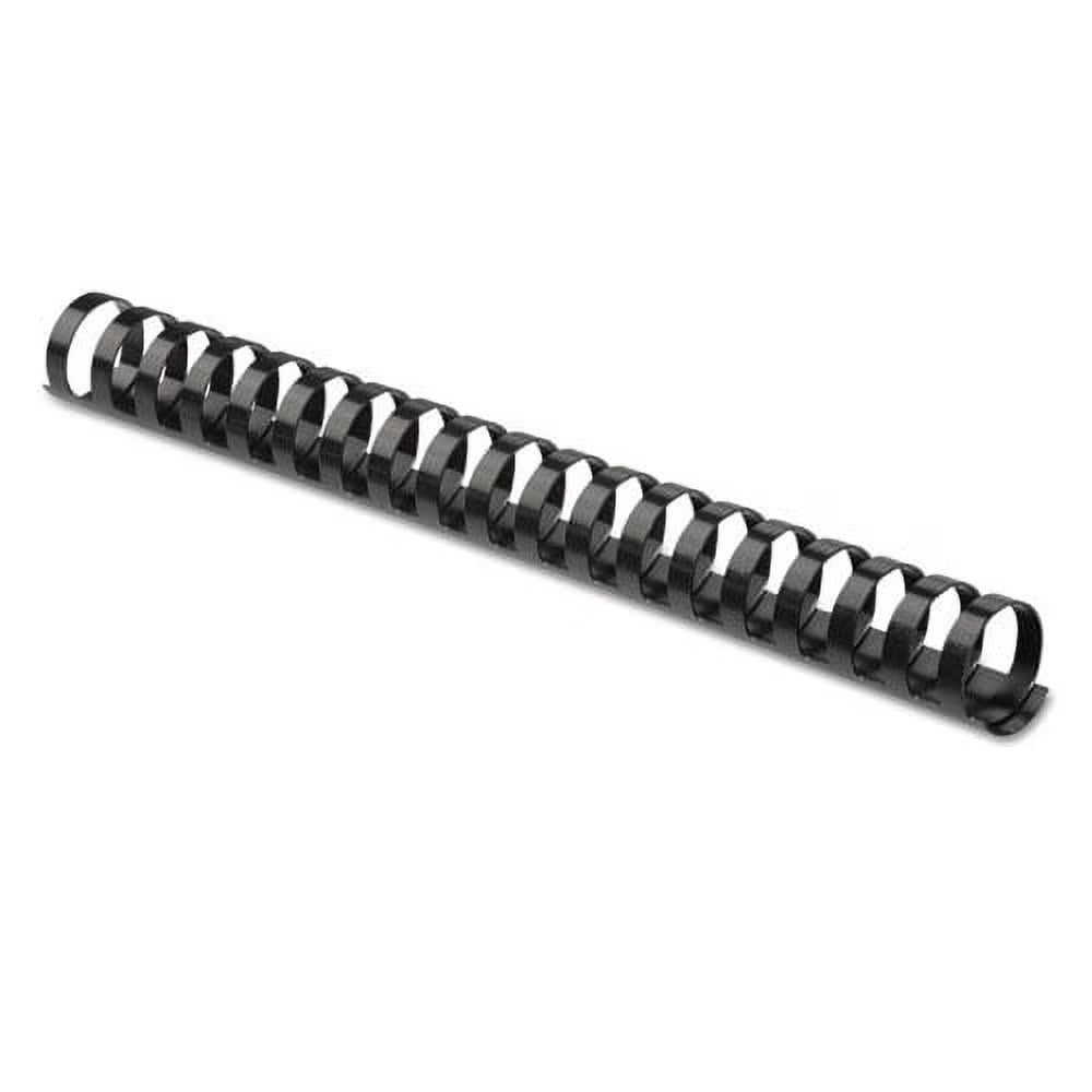 Plastic Comb Bindings, Black, 10/Pack, Bundle of 2 Packs C3788