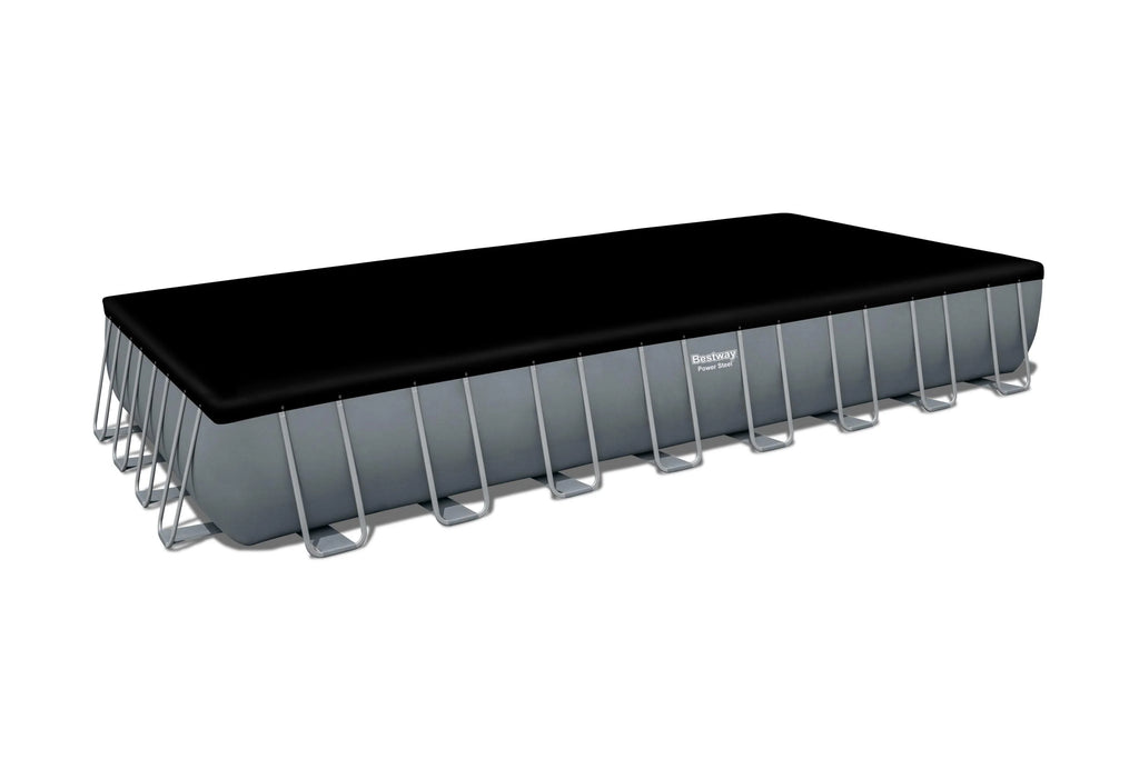 Power Steel 31'4 x 16' x 52 Rectangular Above Ground Pool Set N552208