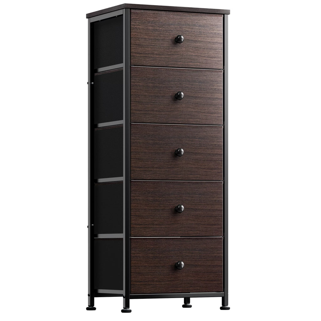 Rustic Brown 5 Drawer Dresser Y173573