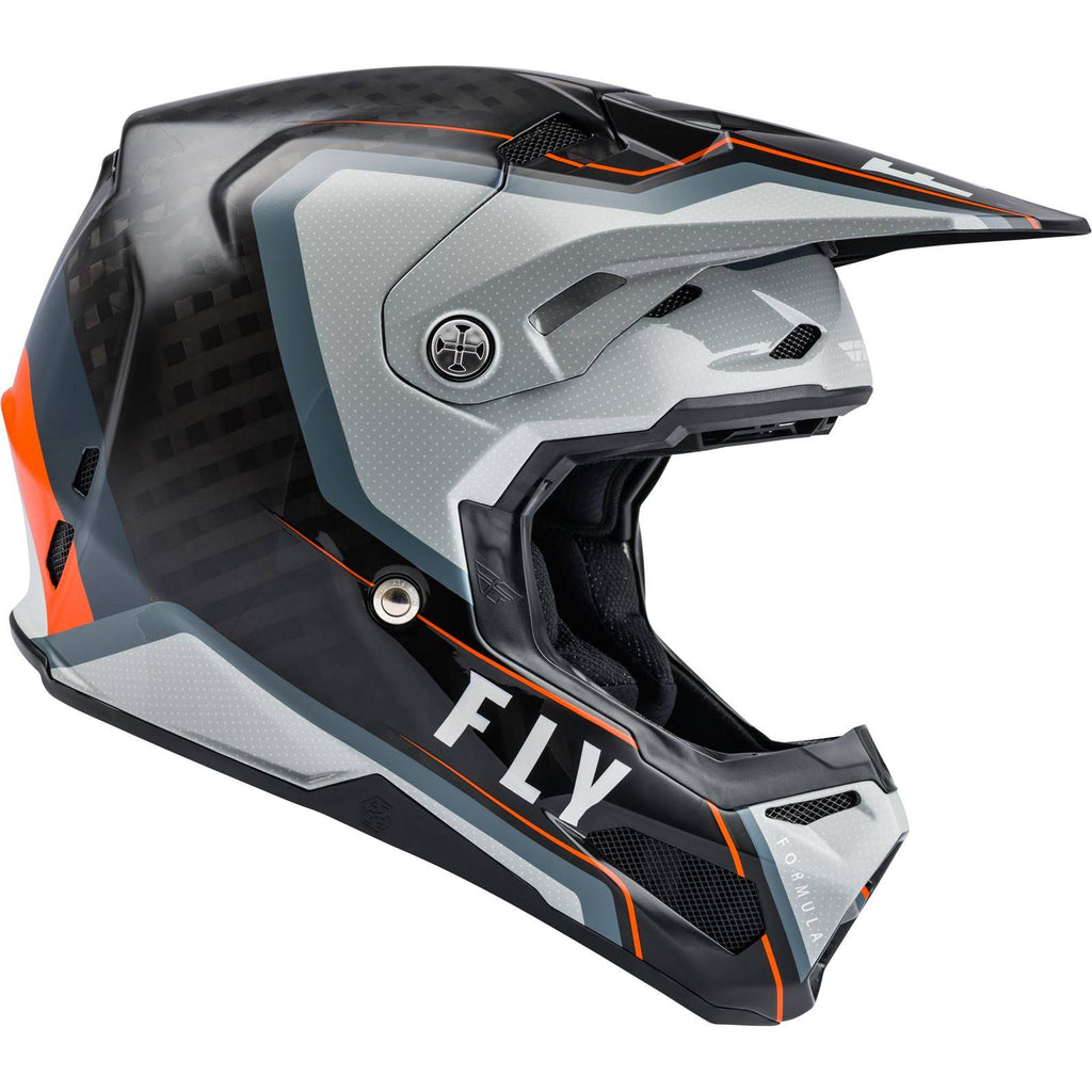 Black/Grey/Orange Carbon Axon Helmet I368600