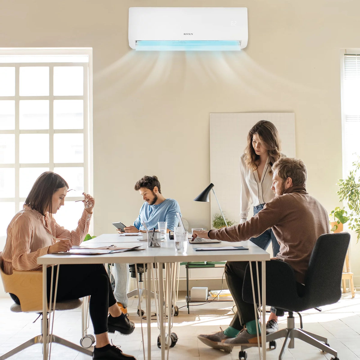 Wifi Enabled 18,000 BTU Mini Split AC/Heating System with Inverter T751