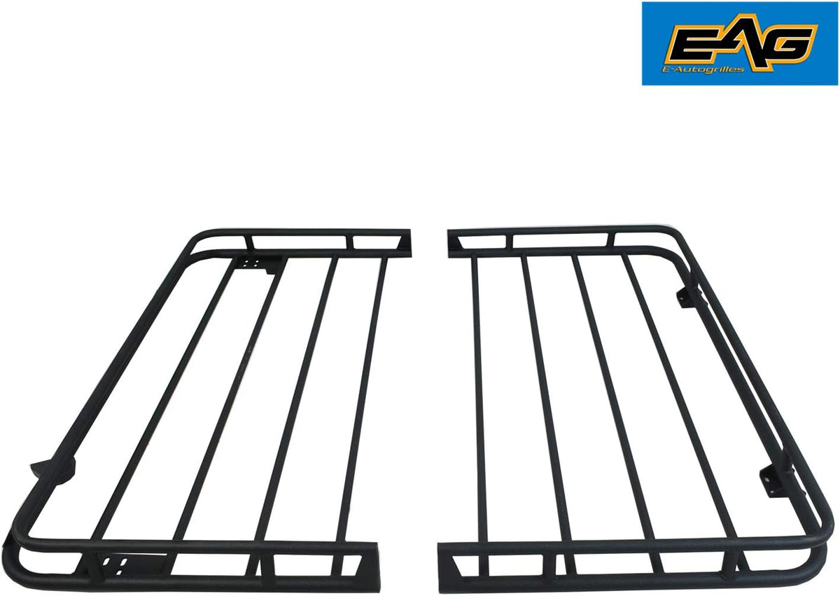 2/4 Door Roof Rack Cargo Basket with Wind Deflector 2 PCS I94833