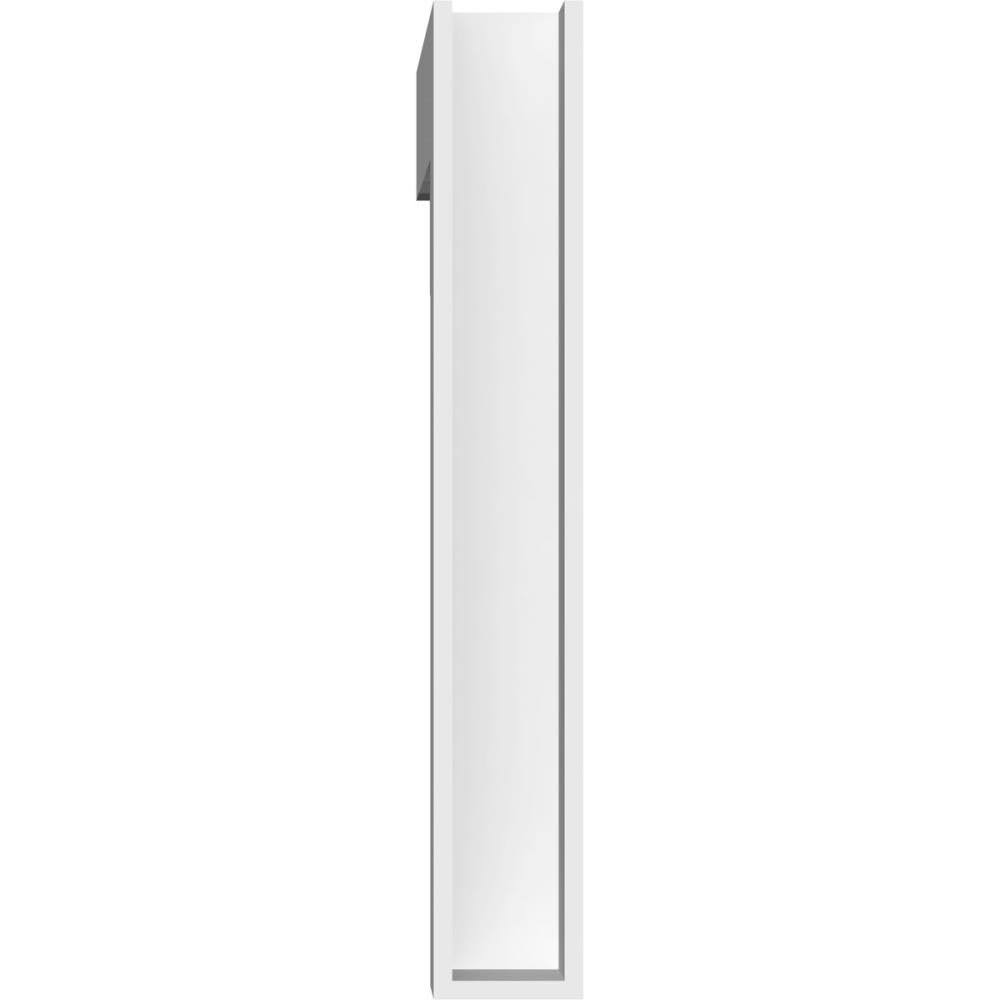3x22W x 20x22D x 20x22H PVC Bracket with Block Ends W964
