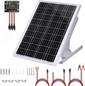 30 Watt 12V Solar Panel Kit with Adjustable Tilt Mount Brackets and 5A 12V/24V PWM Solar Charge Controller U249928