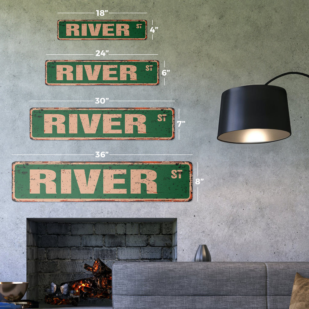 Vintage Aluminum Metal Sign H217