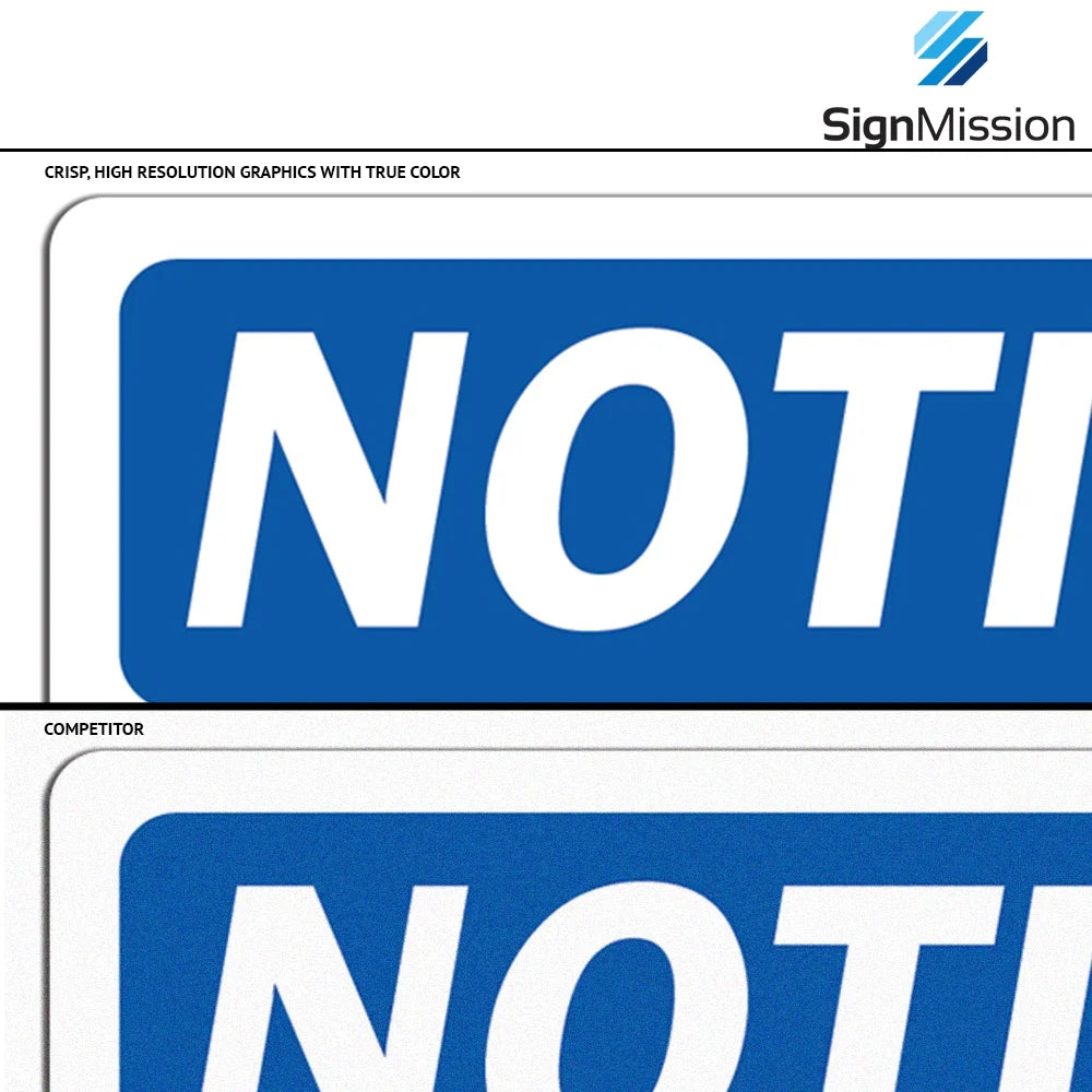 Plastic Emergency Sign A9422