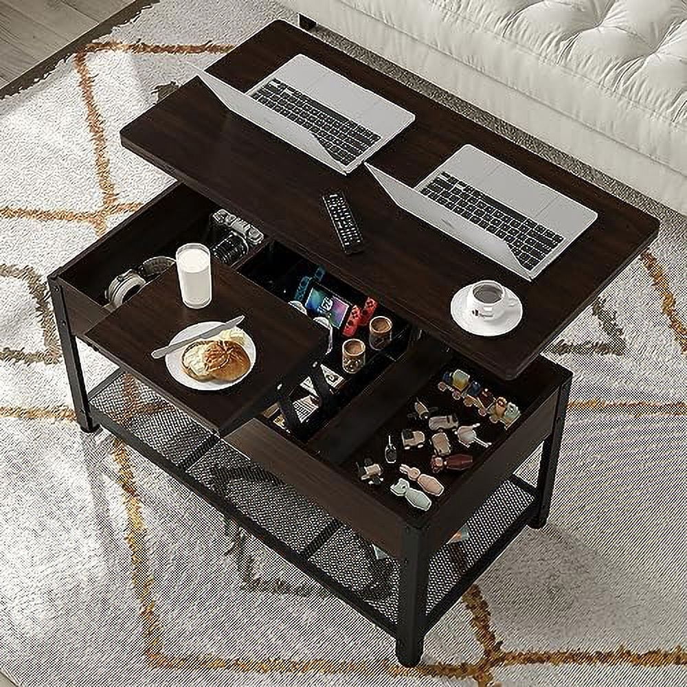 Lift Top Coffee Table 3 in 1 Farmhouse Dining Table D17745