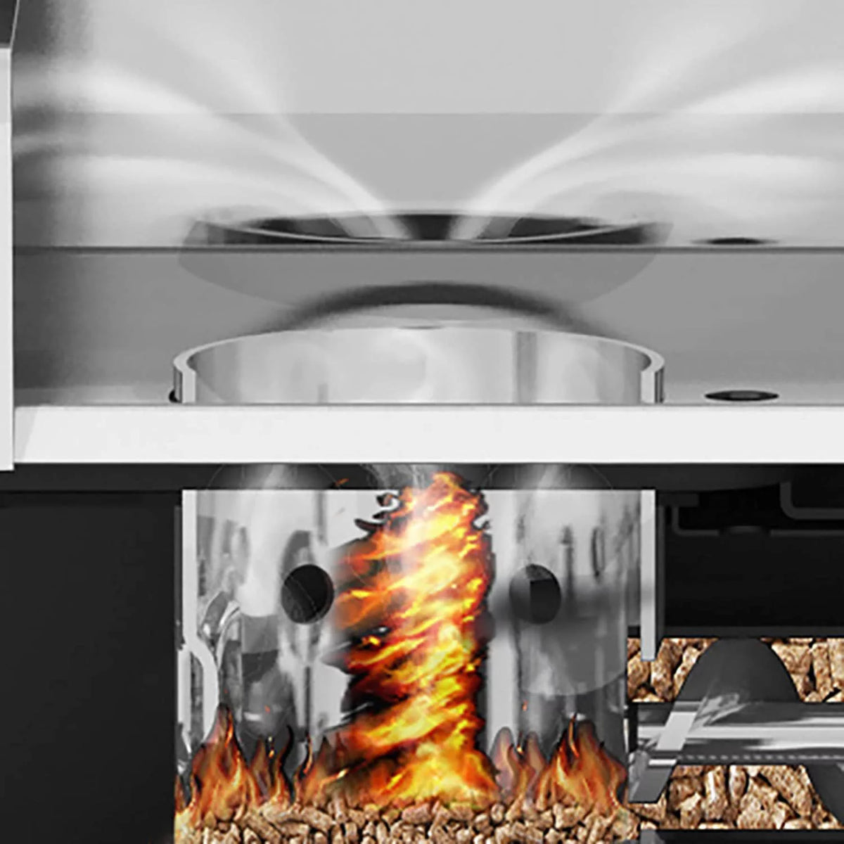 Black Pellet Grill V347