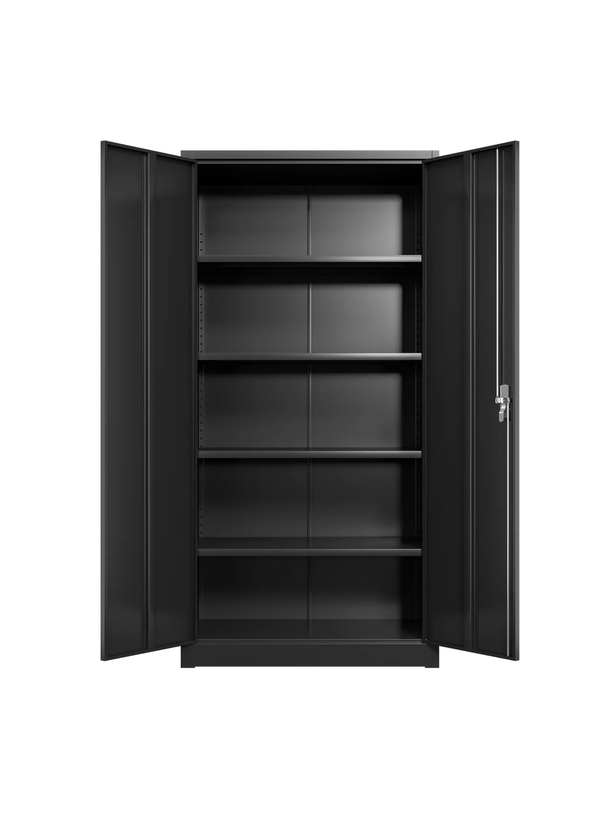 Metal Garage Storage Cabinet with 4 Shelves and Locking Doors O1885