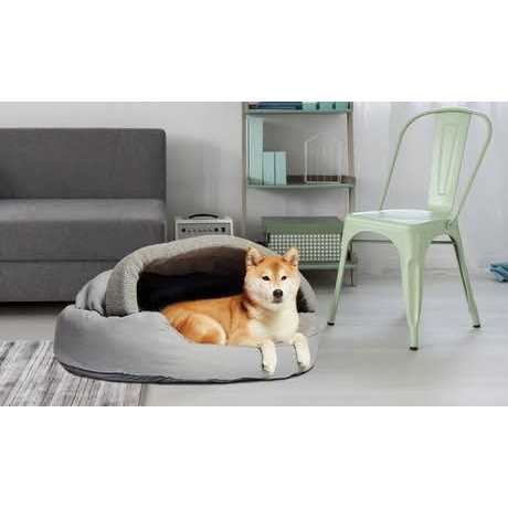 Canvas Fleece Deep Dish Cave Bed U385898