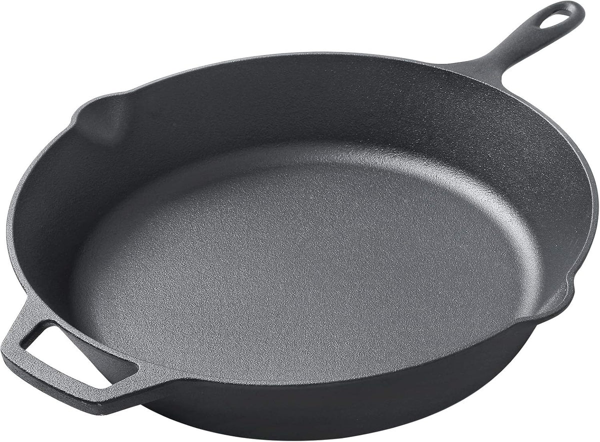 Large 17 Inch Cast Iron Skillet Q840154