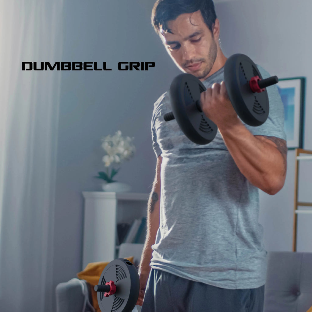 60 lbs Adjustable Dumbbell, Barbell, and Kettlebell Weight Set U6572