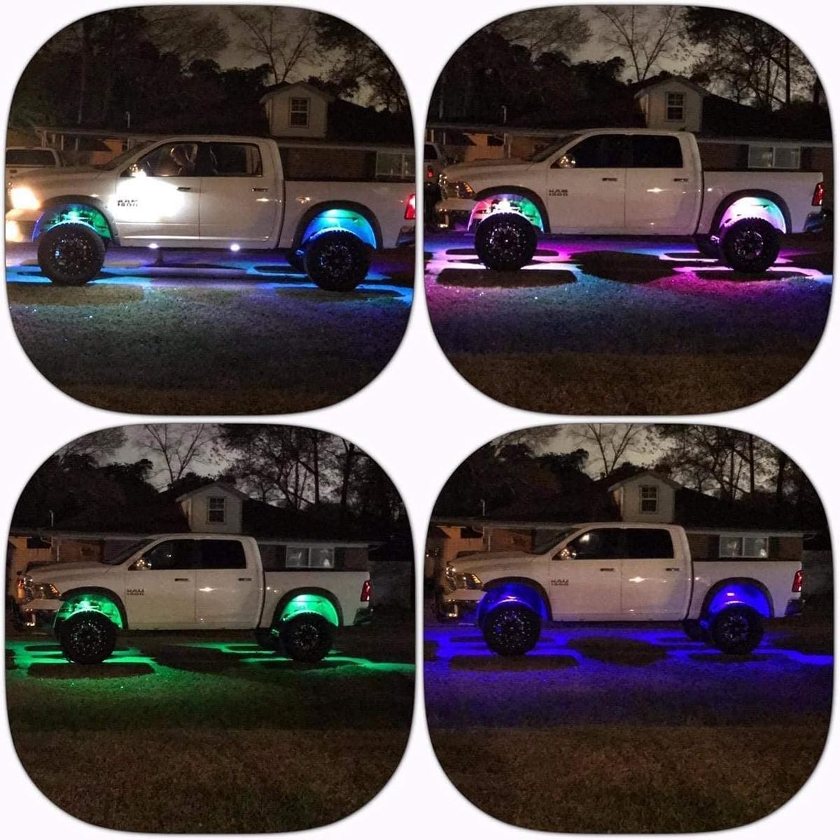 8 Pods RGBW LED Rock Lights for Trucks SUV Car ATV UTV M398876
