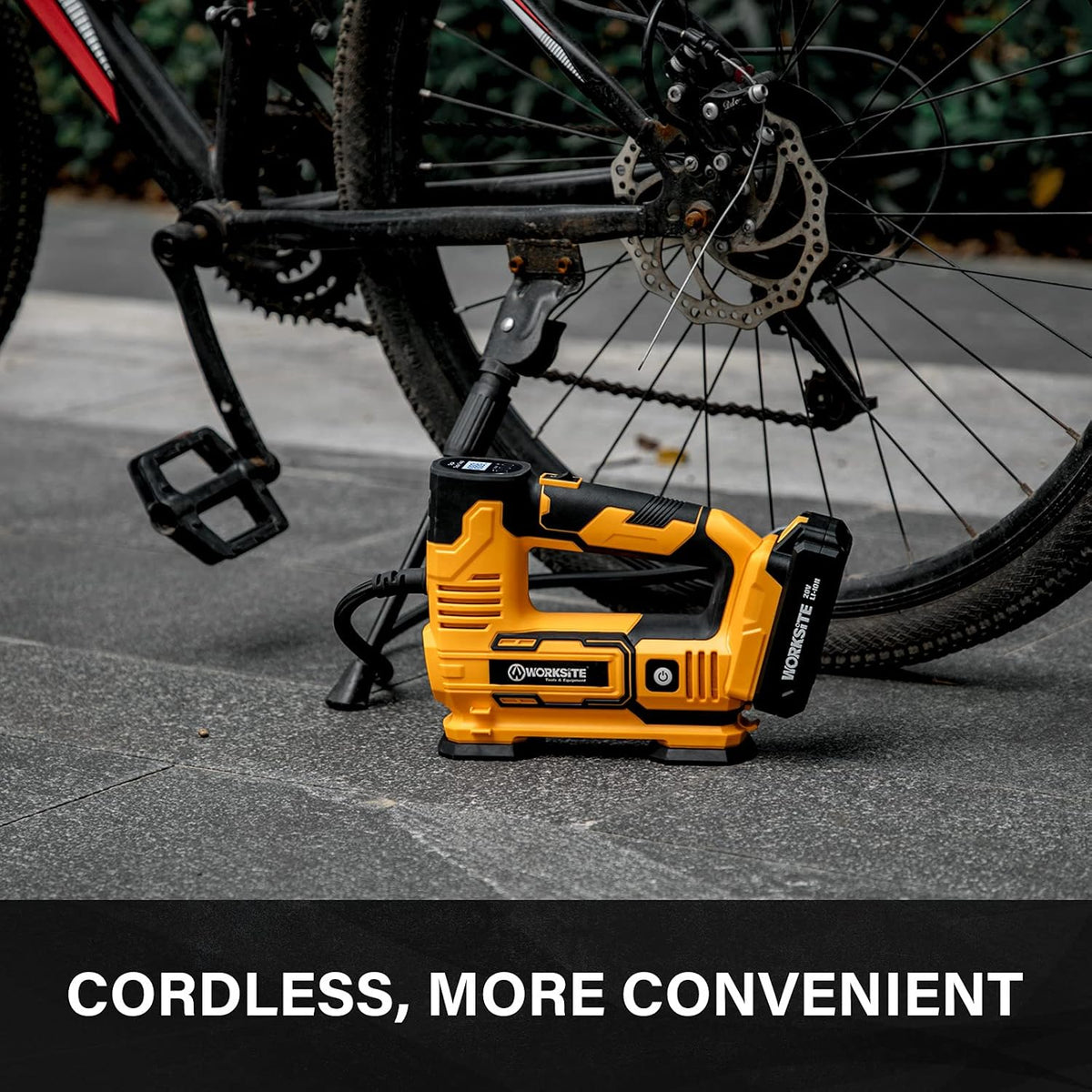 20V Cordless Tire Inflator Air Compressor with Digital Pressure Gauge T216