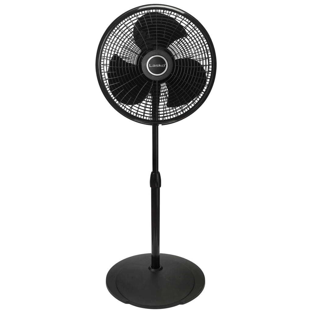 16 Pedestal Fan, Adjustable Height, 3 Speeds, Black T794179