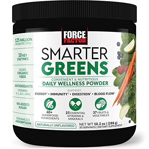 Unflavored Greens Superfood Powder with Probiotics, 30 Servings S46022