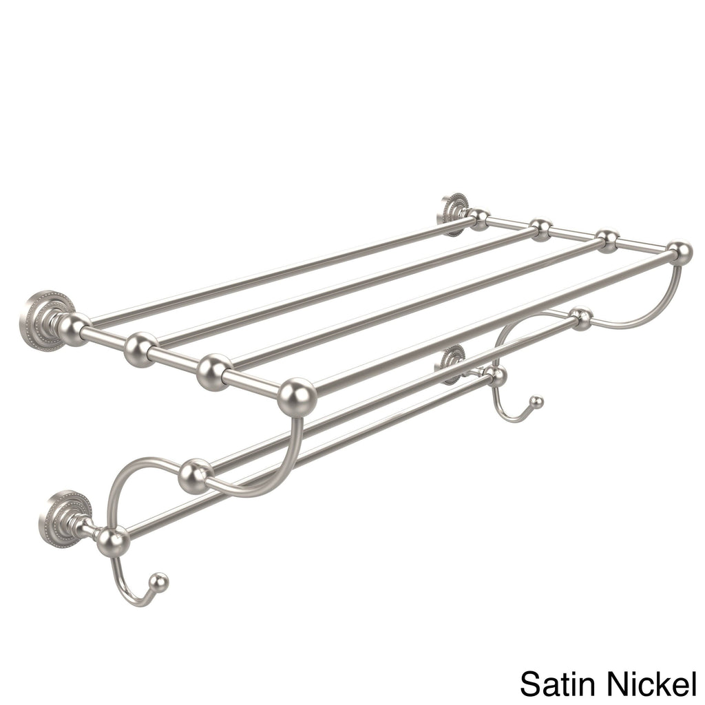 Antique Brass Towel Shelf Q7664