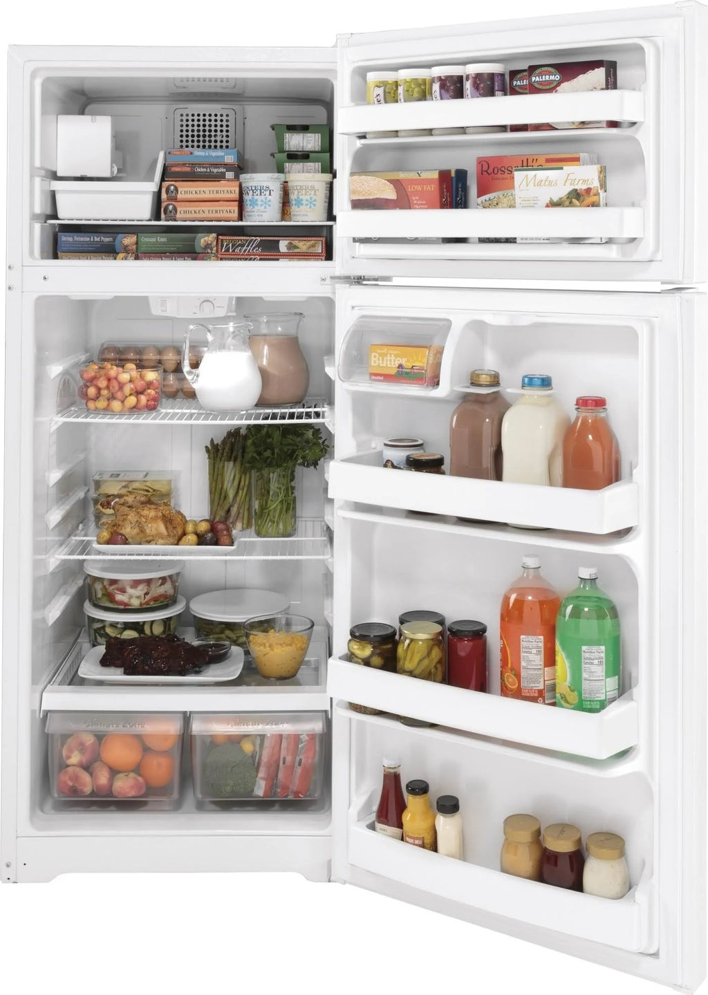17.5 cu.ft. White Top Freezer Refrigerator G615