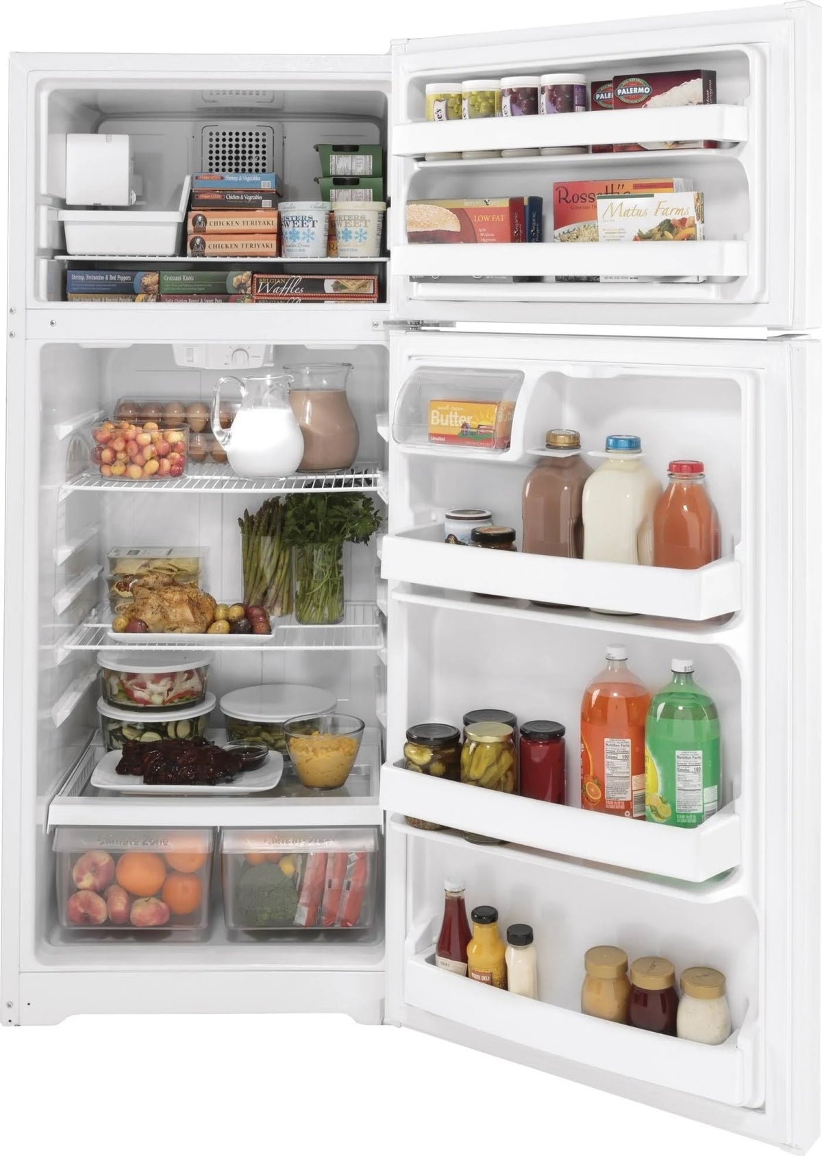 17.5 cu.ft. White Top Freezer Refrigerator G615