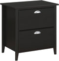 Black Lateral File Cabinet W380237