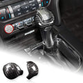 Carbon Fiber Car Gear Shift Knob Cover Pack of 2 F19983