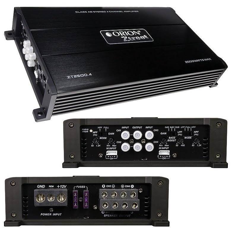 2000 Watt Max 4 Channel Amplifier H596550