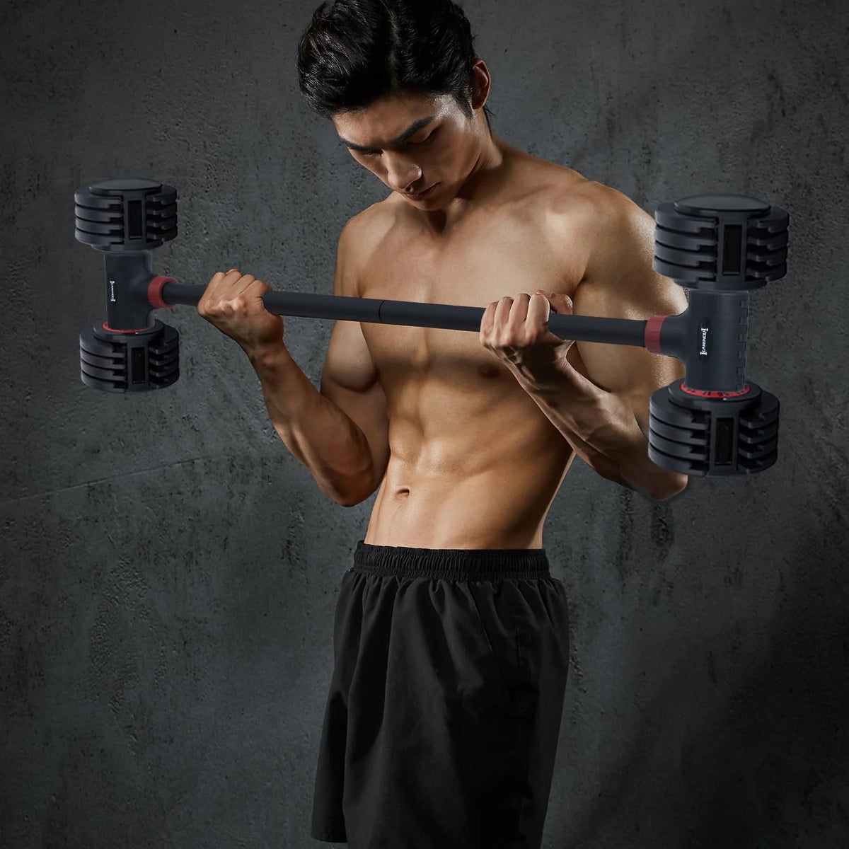 Adjustable Dumbbell Barbell Converter A6611