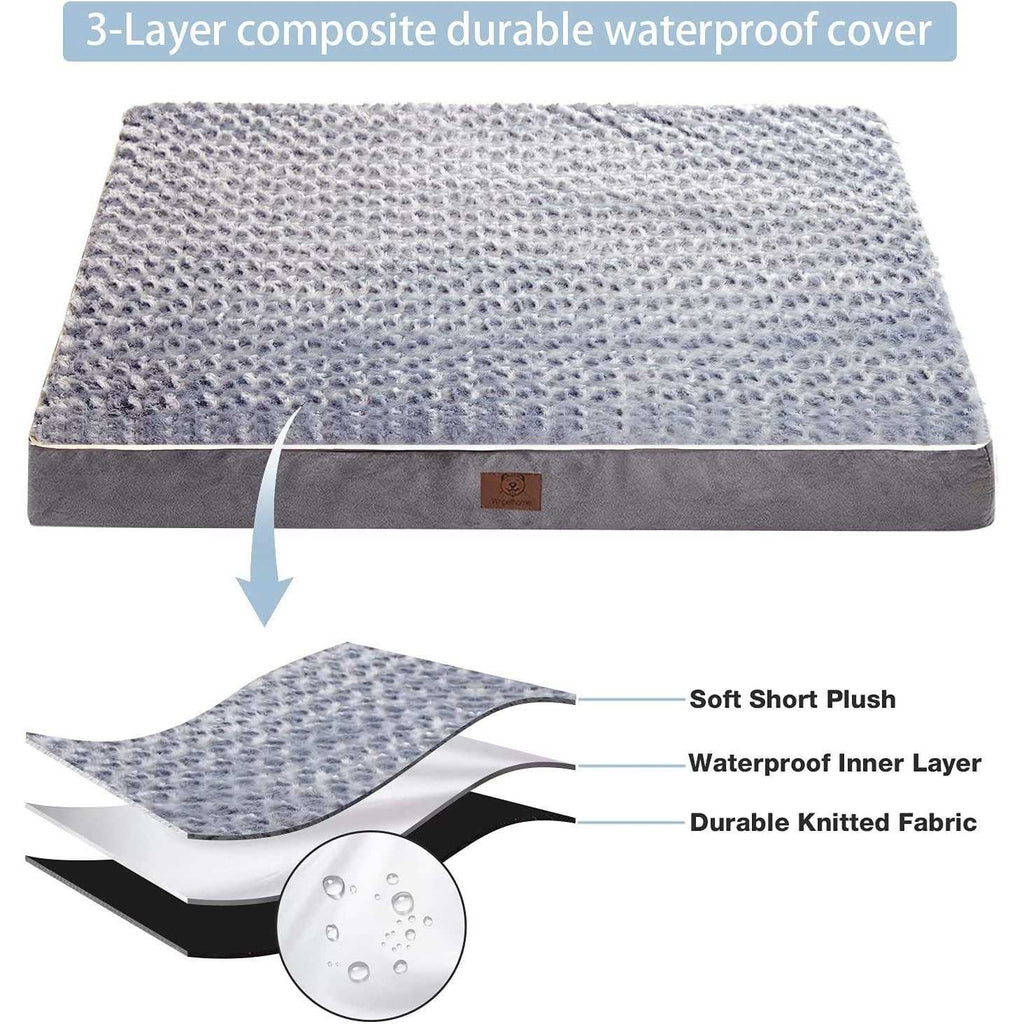 Orthopedic Waterproof Dog Bed with Removable Washable Cover S865789