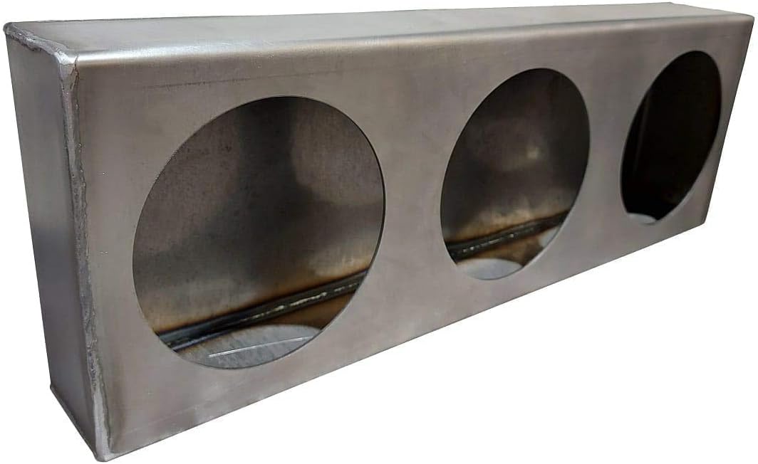 Triple 4 Round Steel Tail Light Box, Set of 2 X840638