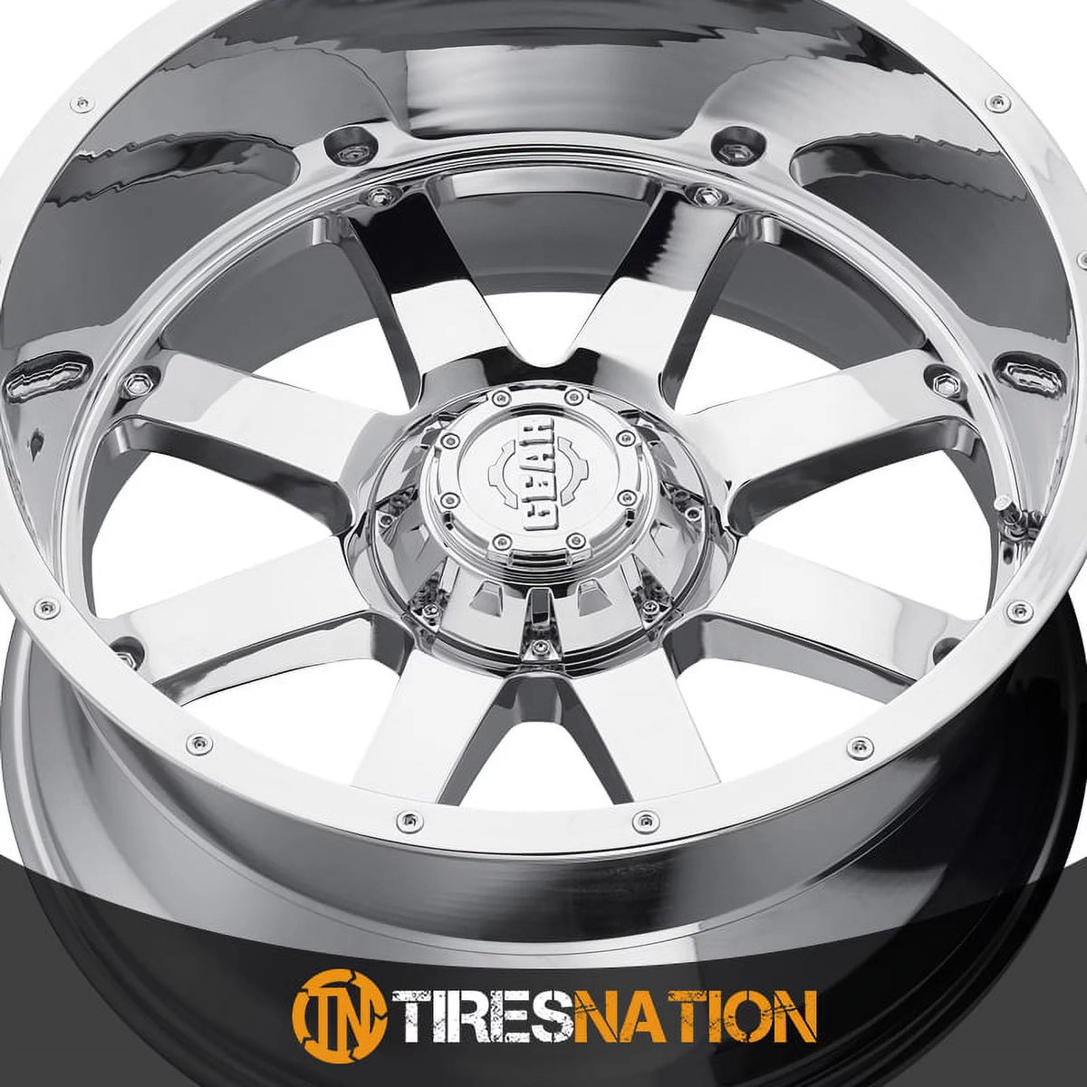20x12 8x165.1 -44et Chrome Plated Wheel A57835