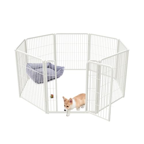 Heavy Duty 32 Inch 6 Panels Black Dog Playpen U878