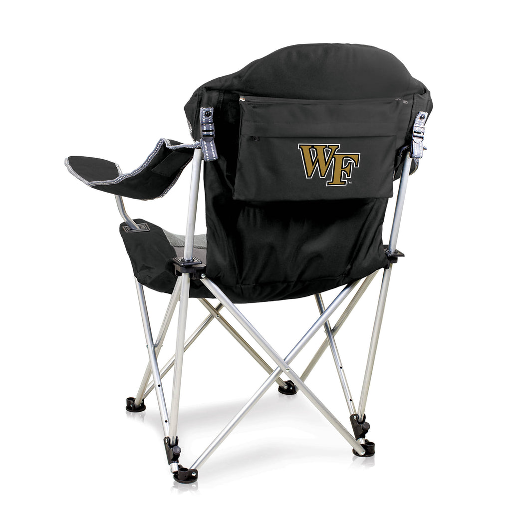 Black Reclining Camp Chair S618
