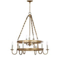 9-Light Candle-Style Chandelier M819