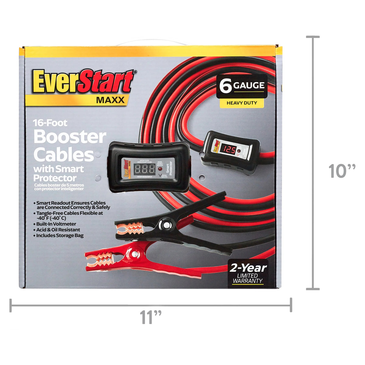 6-Gauge Heavy Duty 16-Foot Booster Cables Q79767