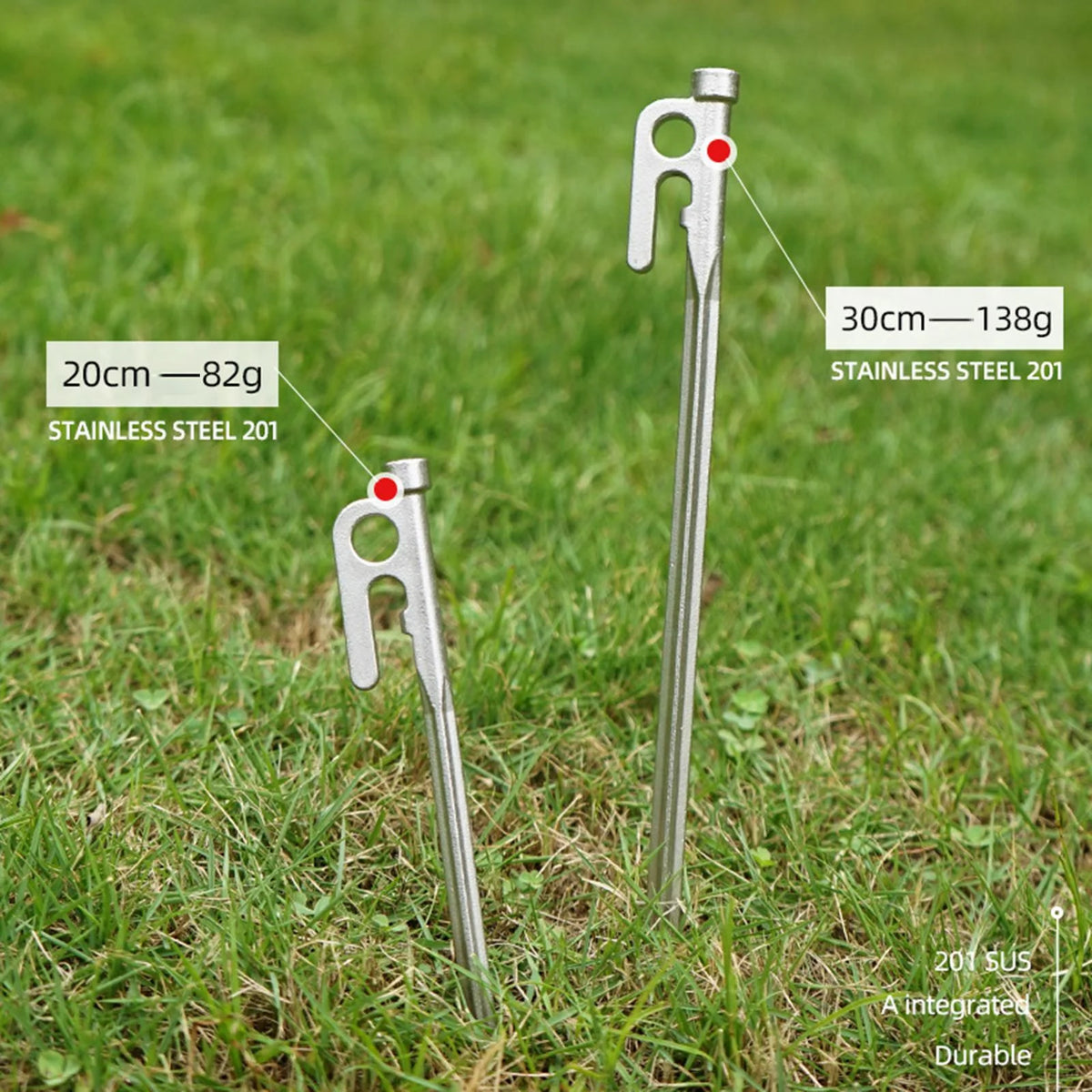 20cm Heavy Duty Garden Stakes V916928