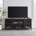Grey Wash Industrial TV Stand Console B88936